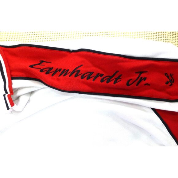 Chase Authentic Men's Polo Shirt Dale Earnhardt Jr. #8 Med Red/White Budweiser - Picture 5 of 11